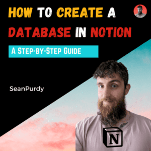 How to create a database in notion