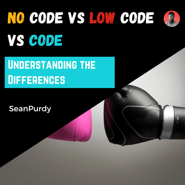 No code vs low code vs code