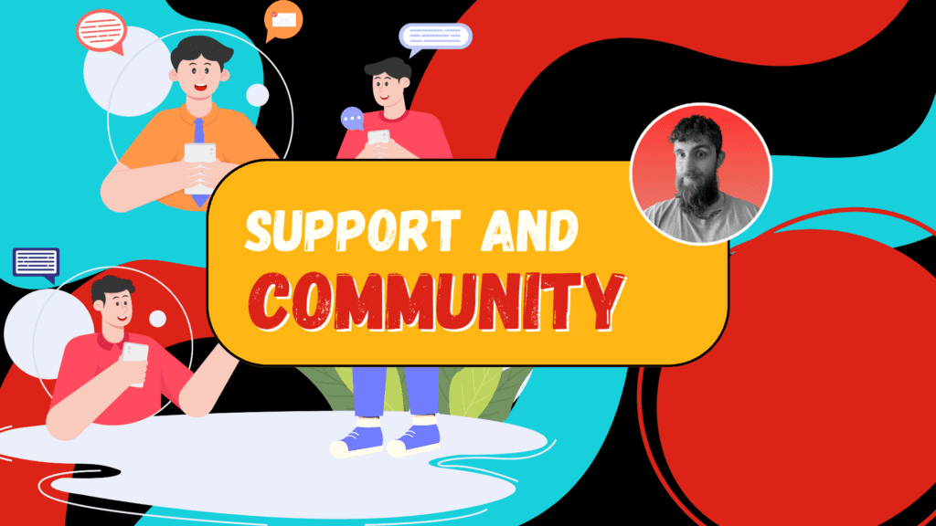 Support and Community in No-Code Website Building